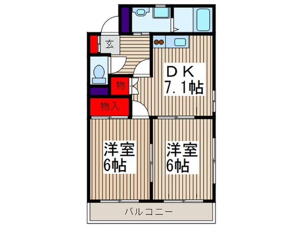 サンフィットイシイの物件間取画像